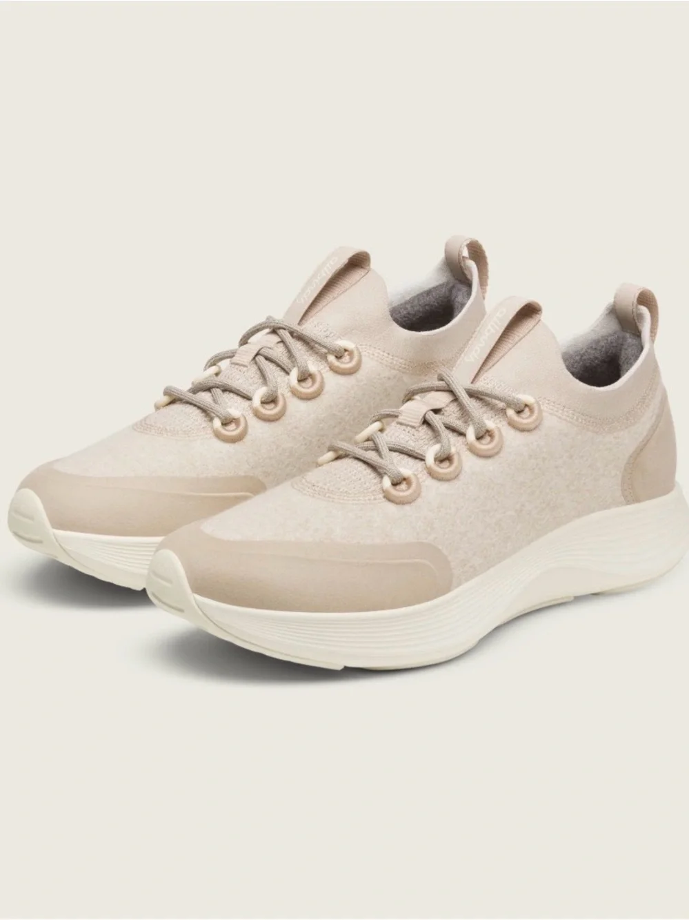 Womens Allbirds Wool Strider Shoe Beige Running Walking Sneakers - Picture 7 of 7